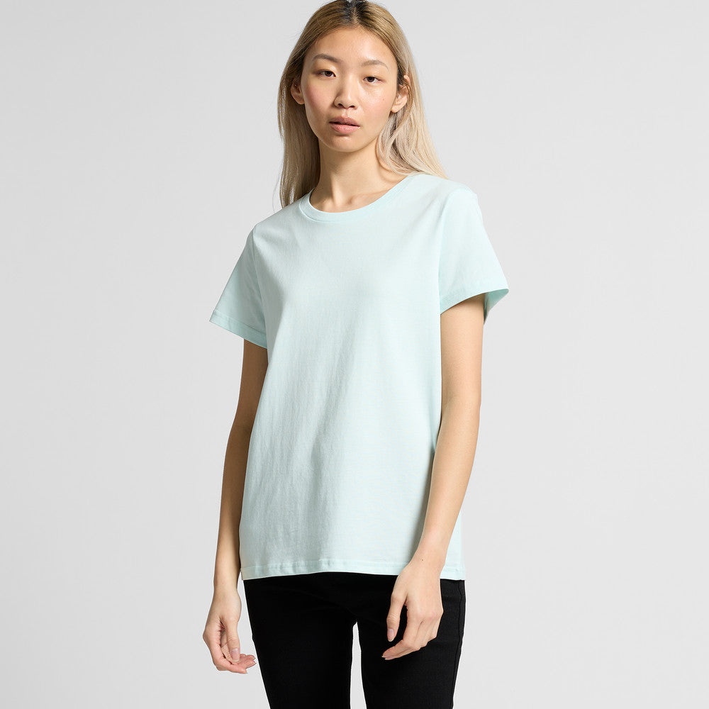 Mint green oversized t-shirt with short sleeves and a relaxed fit.