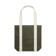 Two-Tone Carrie Tote 1008 - Army/Cream
