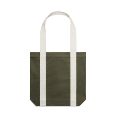 Two-Tone Carrie Tote 1008 - Army/Cream