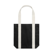 Two-Tone Carrie Tote 1008 - Black/Cream