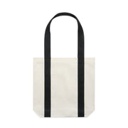 Two-Tone Carrie Tote 1008 - Cream/Black