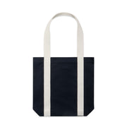 Two-Tone Carrie Tote 1008 - Navy/Cream