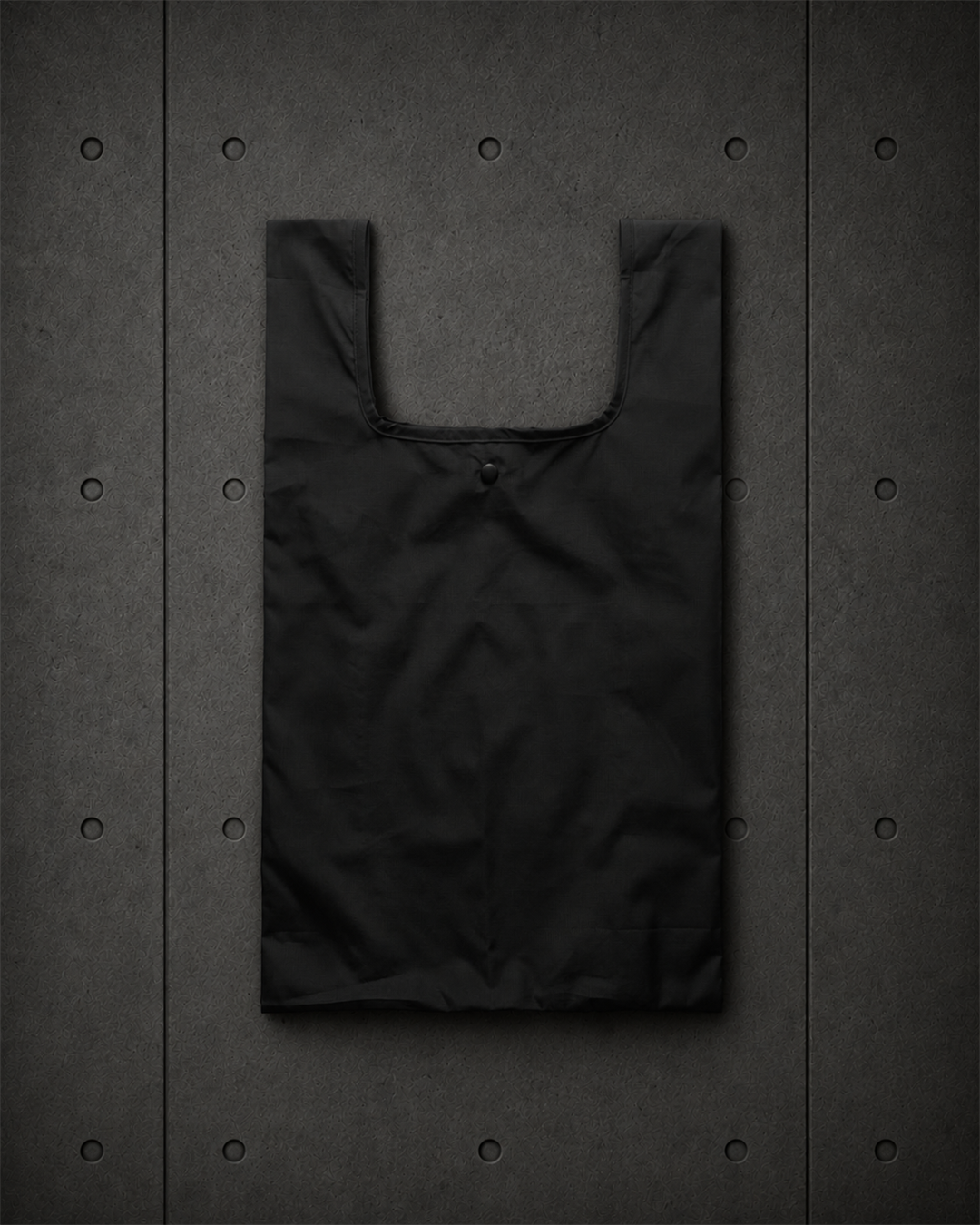 Grocery Bag 1021 blank product on dark industrial concrete background