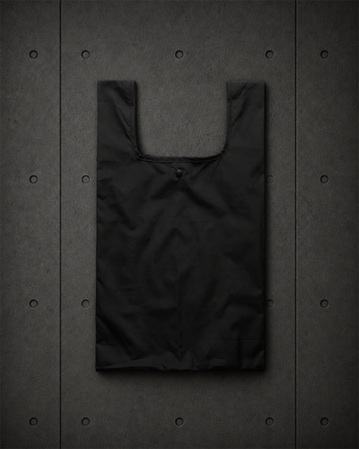 Grocery Bag 1021 blank product on dark industrial concrete background