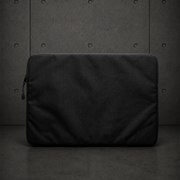 Recycled Laptop Sleeve 1024 blank product on dark industrial concrete background