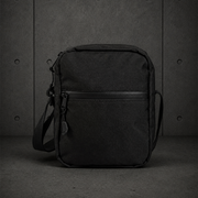 Recycled Transit Bag 1026 blank product on dark industrial concrete background