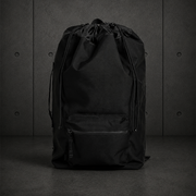 Recycled Rucksack 1028 blank product on dark industrial concrete background