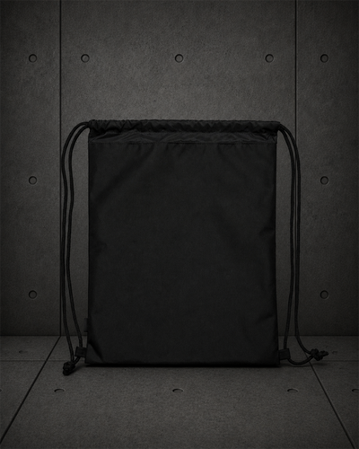 Recycled Gear Bag 1037 blank product on dark industrial concrete background