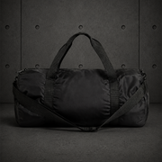 Recycled Light Duffel Bag 1038 blank product on dark industrial concrete background