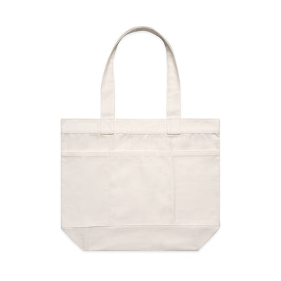Pocket Tote Bag 1041 - Cream