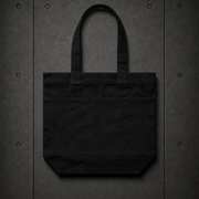 Pocket Tote Bag 1041 blank product on dark industrial concrete background