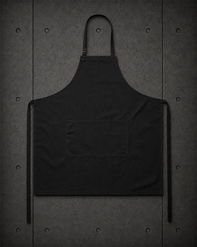 Canvas Apron 1080 blank product on dark industrial concrete background