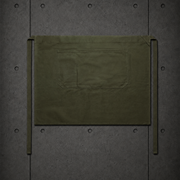 Carrie Half Apron 1083 blank product on dark industrial concrete background