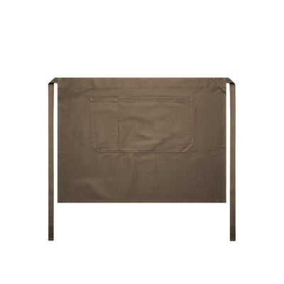 Carrie Half Apron 1083 - Walnut