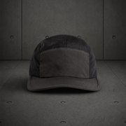 Finn Two-Tone Nylon Cap 1105 blank product on dark industrial concrete background