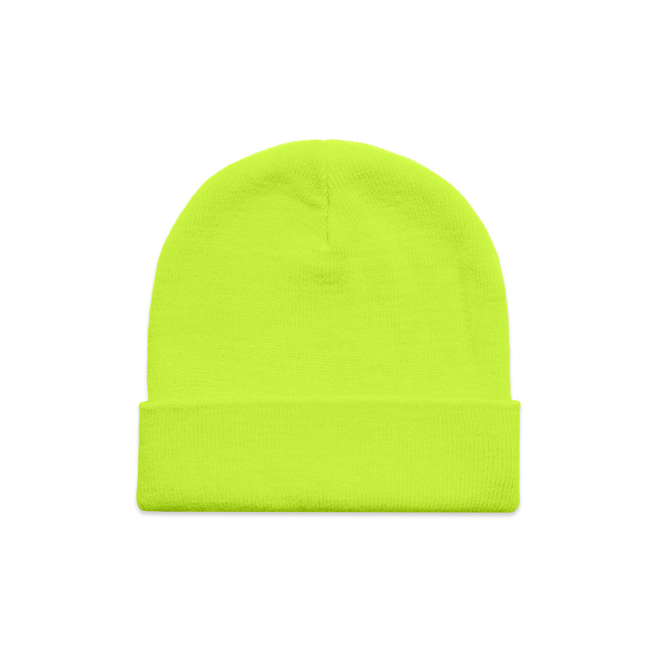 Cuff Safety Beanie 1107F - Safety Yellow