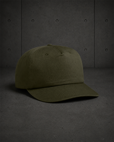 Surf Cotton Cap 1119 blank product on dark industrial concrete background