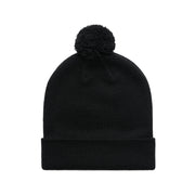 Pom Pom Beanie 1124 - Black