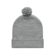 Pom Pom Beanie 1124 - Grey Marle