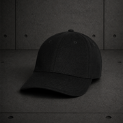 Access Canvas Cap 1131 blank product on dark industrial concrete background