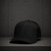 Icon Nylon Cap 1142 blank product on dark industrial concrete background