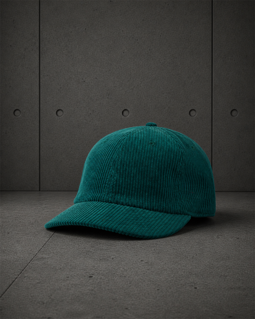 Class Cord Cap 1152 blank product on dark industrial concrete background