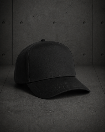 Frame Cap 1160 blank product on dark industrial concrete background