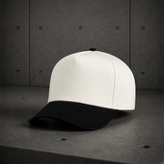 Frame Two-Tone Cap 1165 blank product on dark industrial concrete background