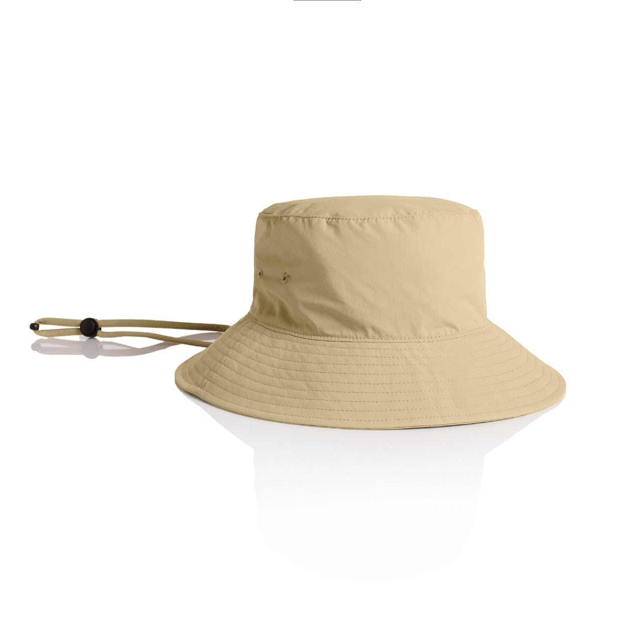 Nylon Wide Brim Bucket Hat 1174 - Khaki