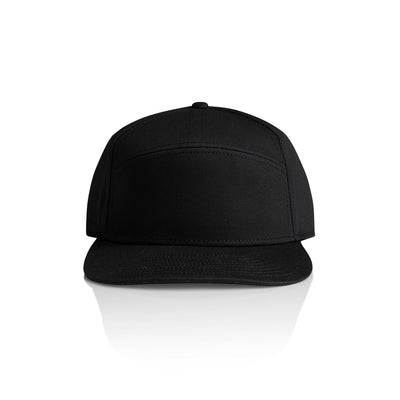 Stock 7-Panel Cap 1184 - Black