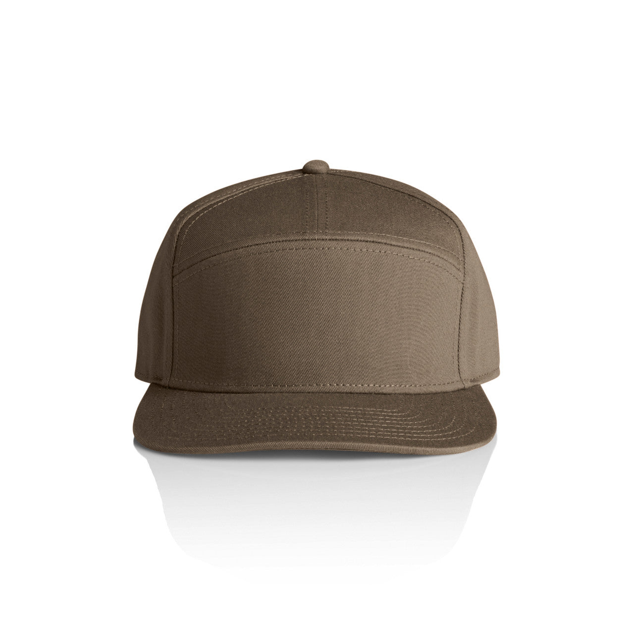 Stock 7-Panel Cap 1184 - Walnut