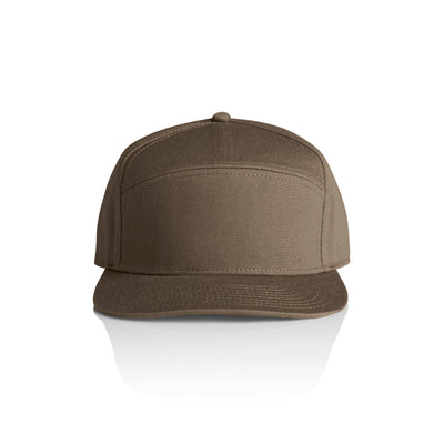 Stock 7-Panel Cap 1184 - Walnut