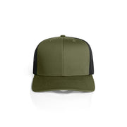 Mesh Contrast Trucker Cap 1191 - Army/Black