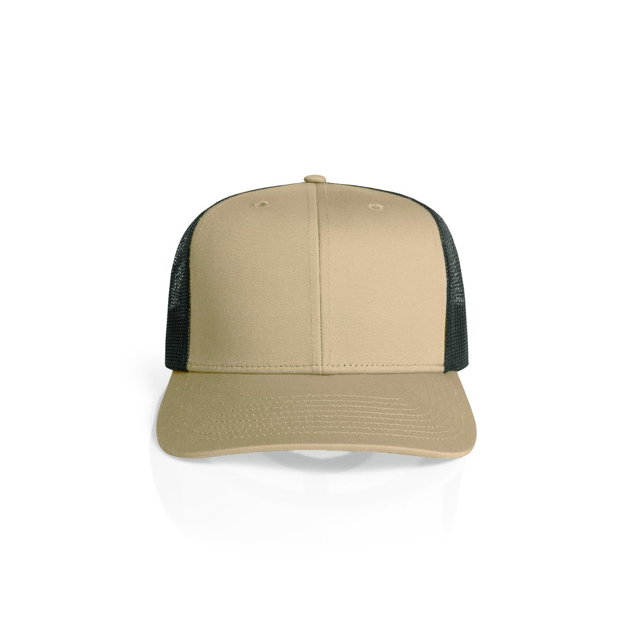 Mesh Contrast Trucker Cap 1191 - Khaki/Black