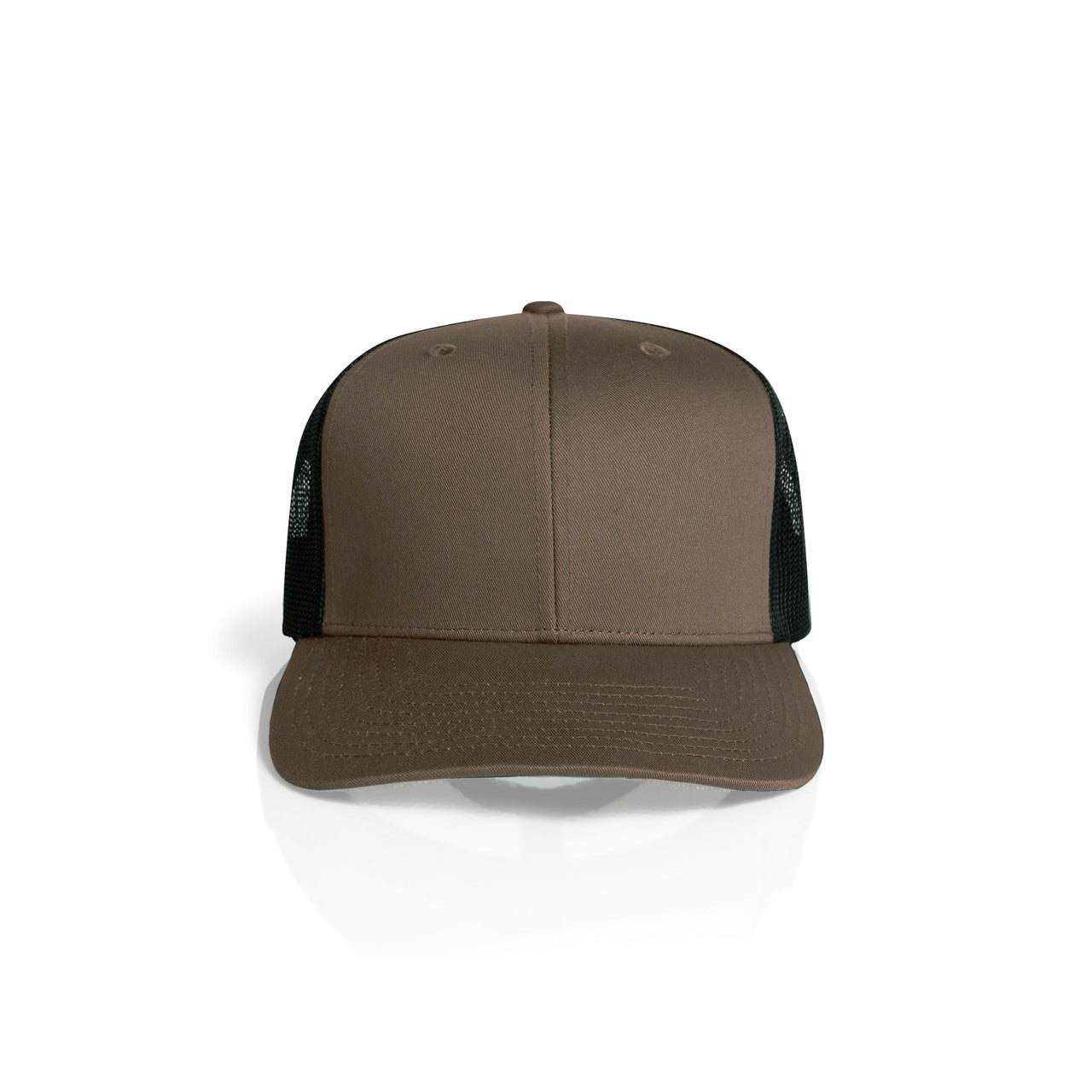 Mesh Contrast Trucker Cap 1191 - Walnut/Black
