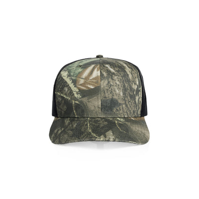 Mesh Contrast Camo Cap 1191C - Tree Camo/Black