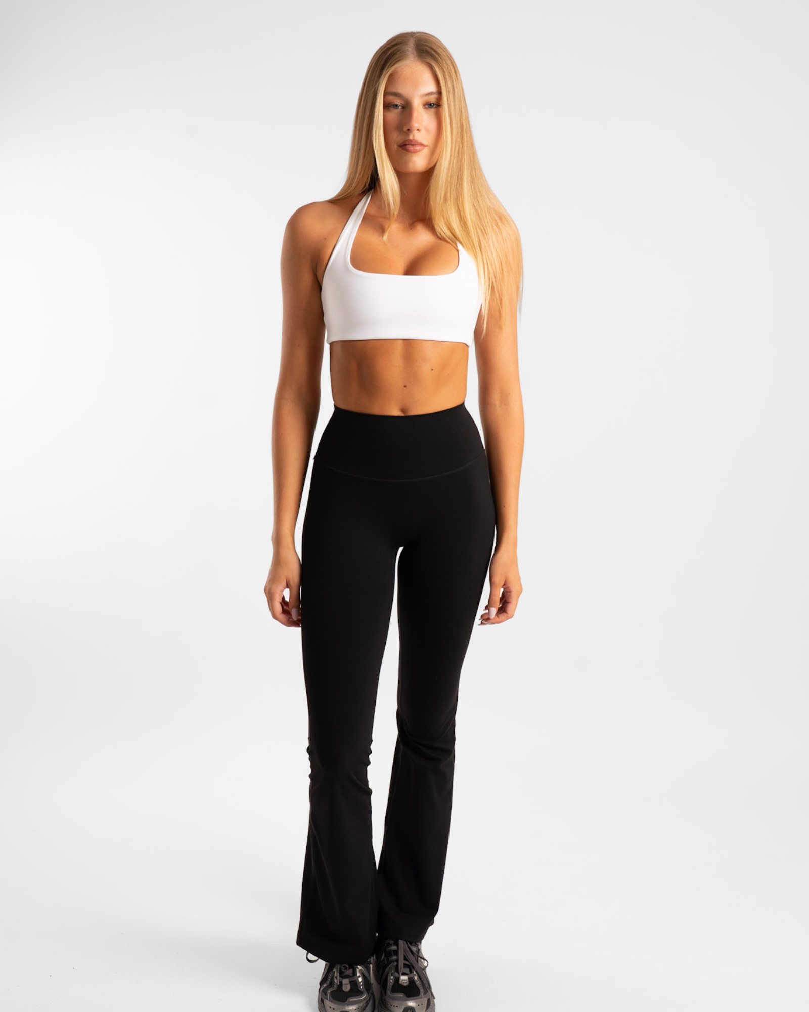 Sculpt Halter Crop - Arctic