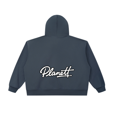 Chunky Zip Oversized Hoodie | Boxy
