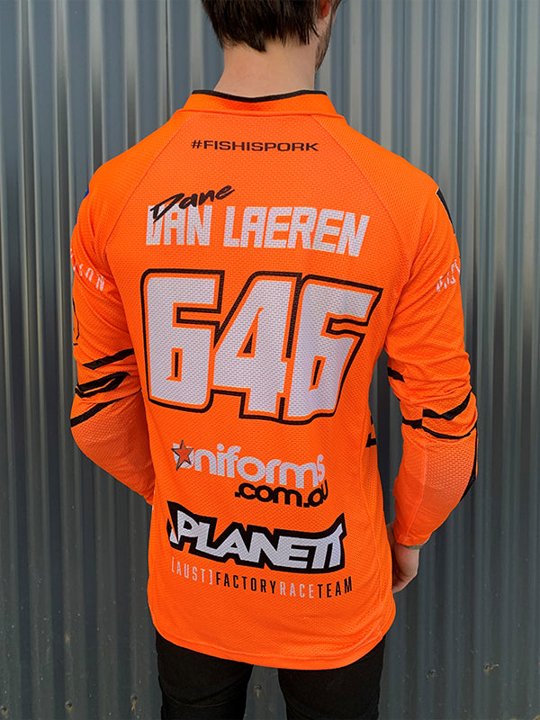 [CUSTOM] 646 Fitted Orange Jersey