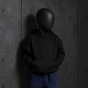 Kids Relax Hood 3036 blank product on dark industrial concrete background
