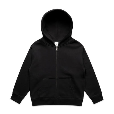 Kids Relax Zip Hood 3038 - Black
