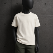 Youth Classic Tee 3061 blank product on dark industrial concrete background