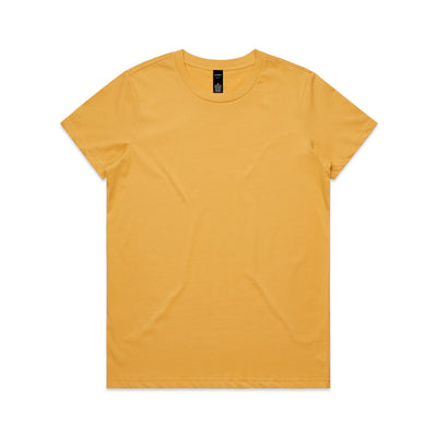 Wo's Maple Tee 4001 - Mustard