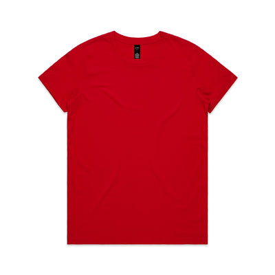 Wo's Maple Tee 4001 - Red