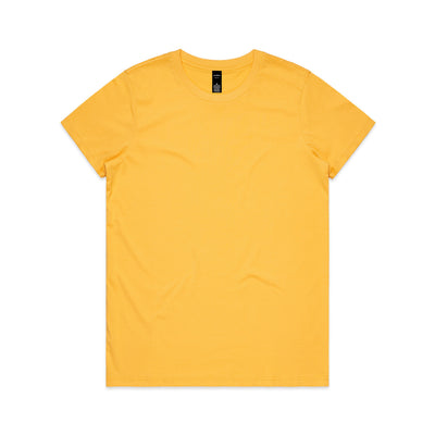 Wo's Maple Tee 4001 - Yellow