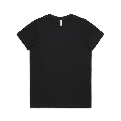 Wo's Maple Organic Tee 4001G - Black
