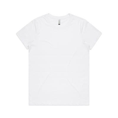 Wo's Maple Organic Tee 4001G - White