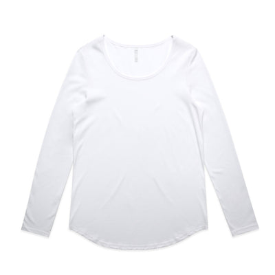 Wo's Mali L/S Tee 4009 - White