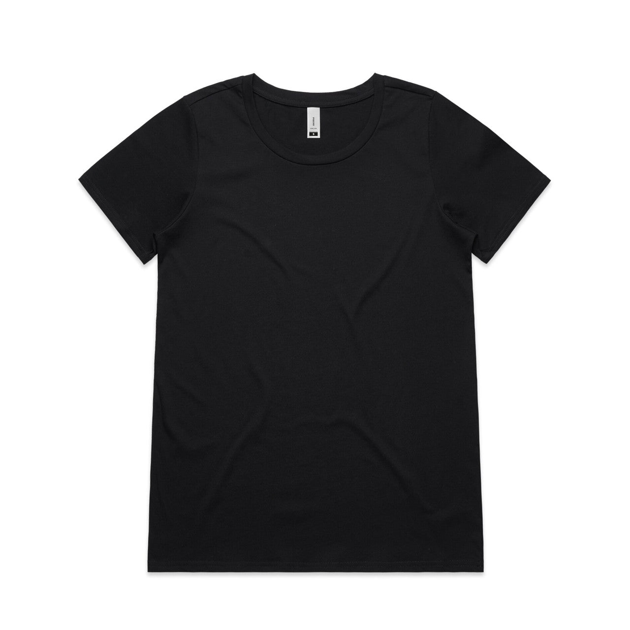 Wo's Shallow Scoop Tee 4011 - Black