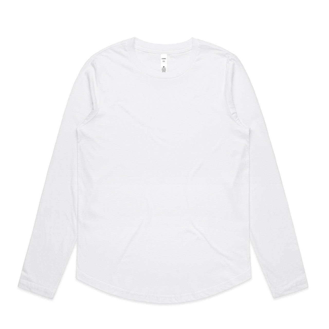 Wo's Maple Curve L/S Tee 4021 - White